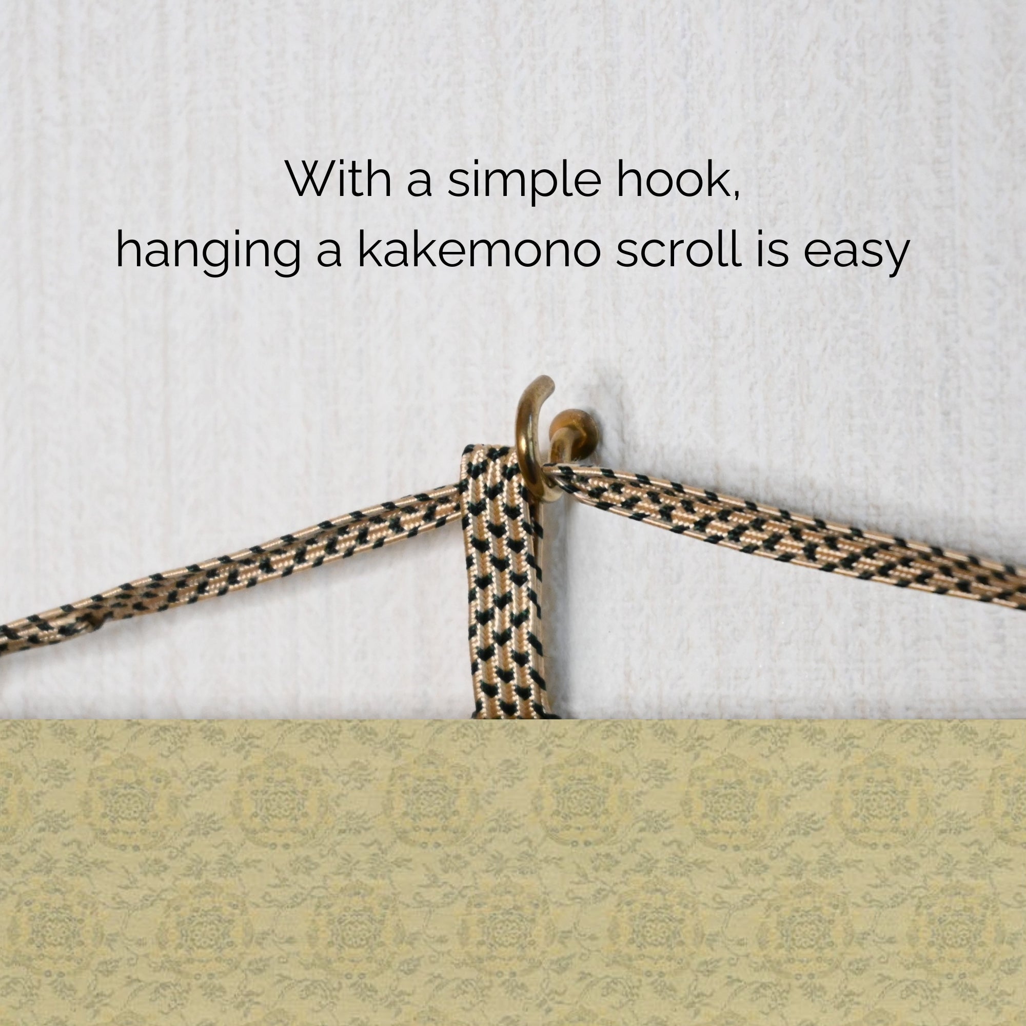 Japanische Kampfkunst Ichiban Kakemono Wandrolle – Geist des Schwarzen Gürtels