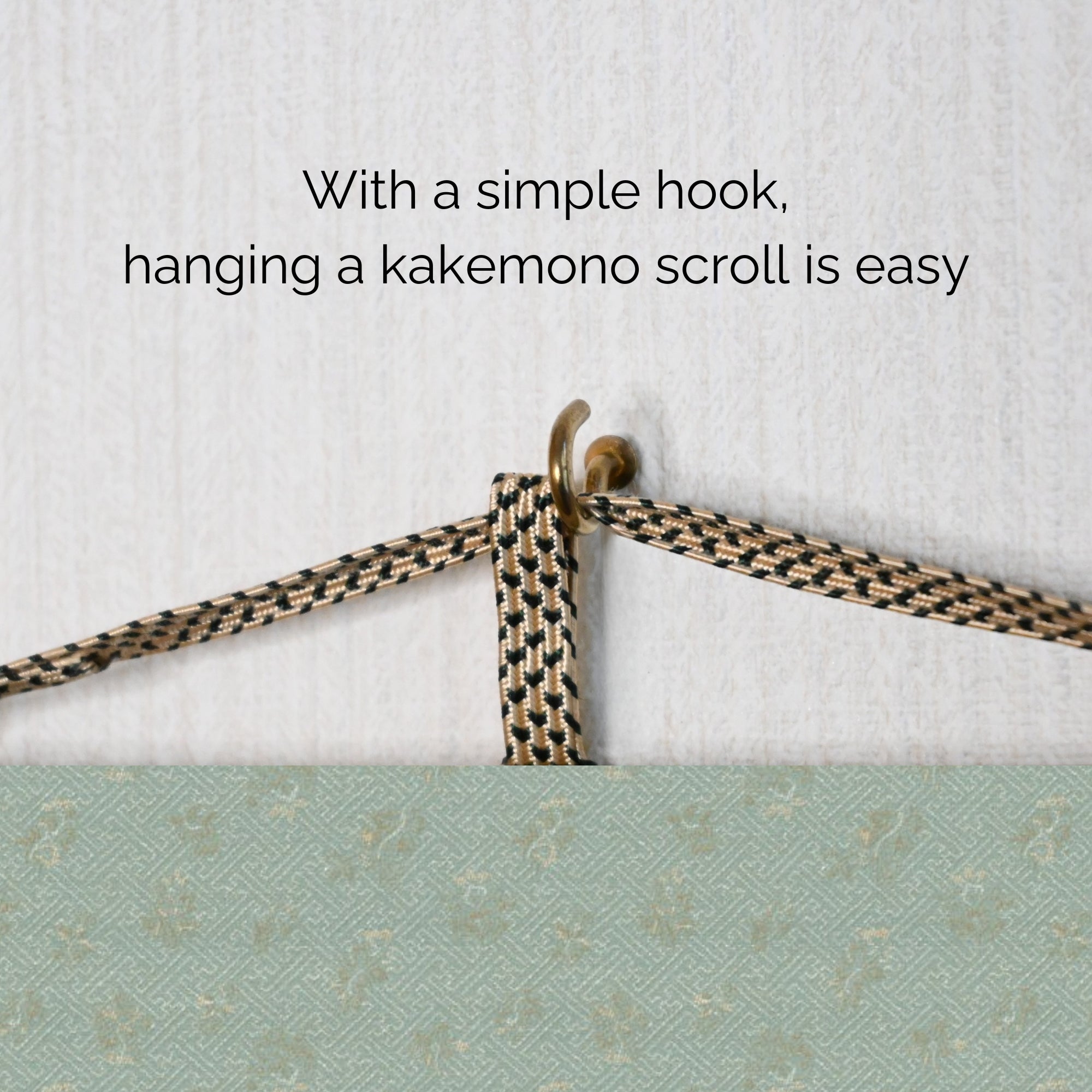 Japanischer Ichiban Tiger Kakemono Wandbehang – Kraftvolles Tigerporträt 