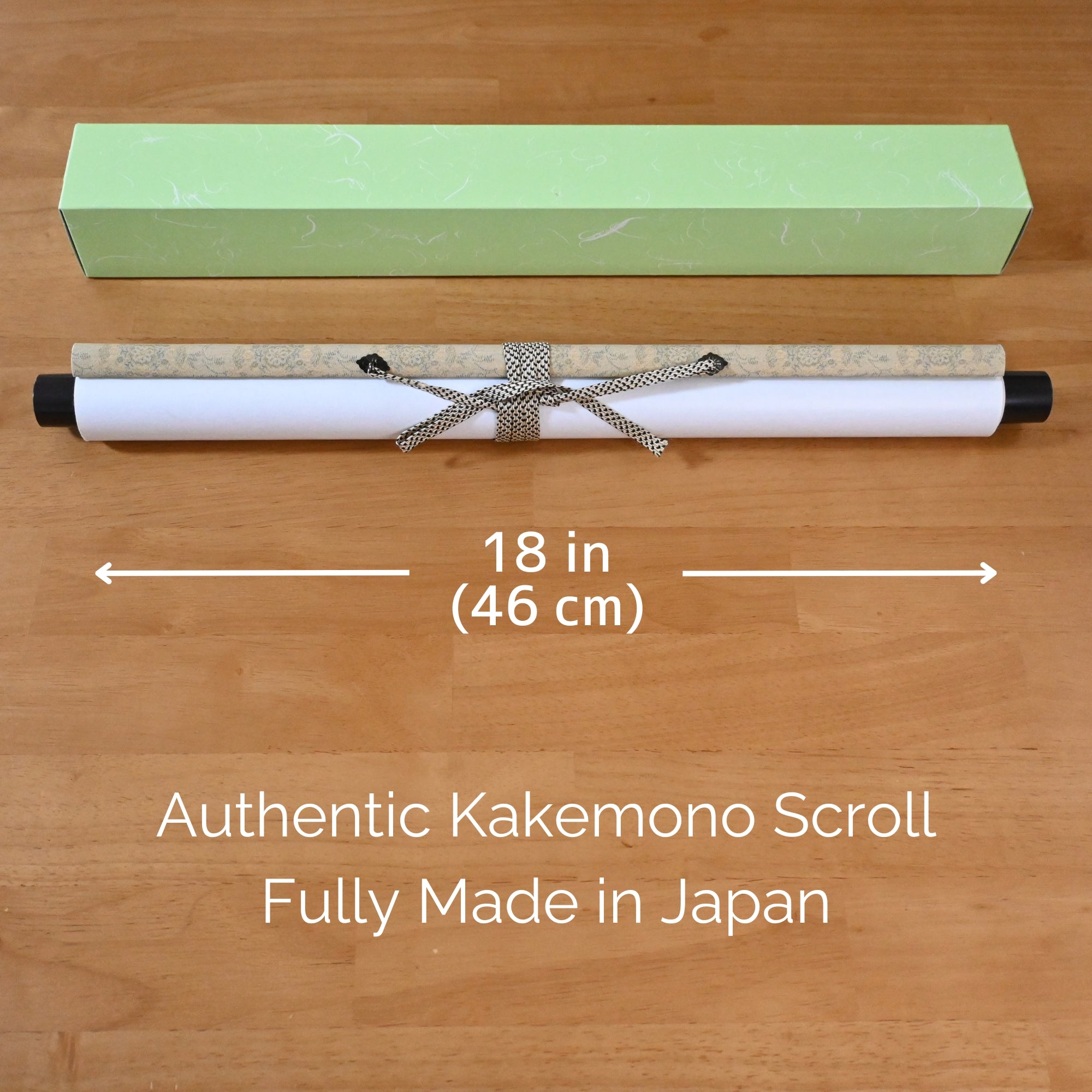 Japanische Kampfkunst Ichiban Kakemono Wandrolle – Geist des Schwarzen Gürtels 